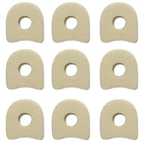 Soft Foam Pads Toe Separators Toe Spacers Corn Pads Toe Pads White Adhesive Foam 1-1/8? x 7/8? x 1/4? Thick