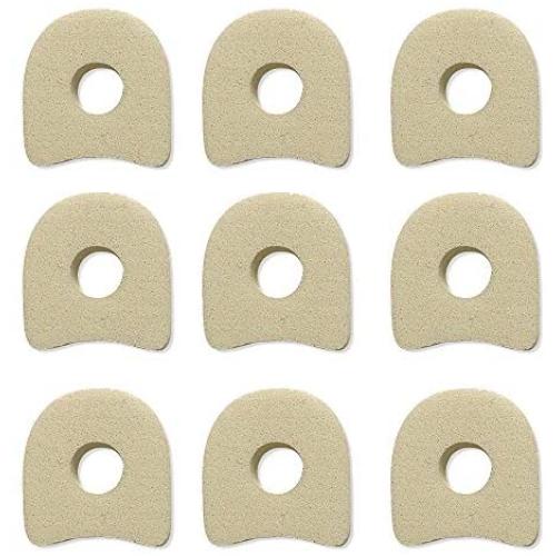 Soft Foam Pads Toe Separators Toe Spacers Corn Pads Toe Pads White Adhesive Foam 1-1/8? x 7/8? x 1/4? Thick