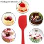 Kitchenware Utensils Set 3 Piece Premium Silicone Heat Resistant Non-Stick Baking Professional Cake Tools Red