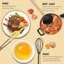 evergremmi 11pcs Plated Handle Silicone Kitchen Utensils nonstick Cooking Shovel Spoon Kitchen Tool Set Silicone kitchenware Set