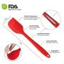 Silicone kitchenware 3-Piece Silicone Baking Set Durable Silicone Heat Resistant 284°F Seamless Non-Stick Kitchen Mixing Cooking Baking Utensils Multi-color Optional Silicone kitchen utensils