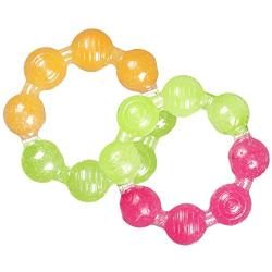 Munchkin Fun Ice Ring Teether, Colors May Vary (Pack of 2)