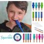 Munchables Chewable Pencil Toppers - Discreet Chewy Tubes for Kids and Adults (Set of 10)