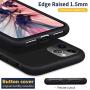 MILPROX iPhone 11 Pro Case with Screen Protector, Liquid Silicone Gel Rubber Shockproof Slim Shell with Soft Microfiber Cloth Lining Cushion Cover for iPhone 11 Pro 5.8 inch (2019)-Black