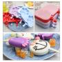 Kitchenware DIY Silicone Ice Cream Ice Rod Mould With Wood Rod And Cover, Free Distribution Of Style Kitchen supplies