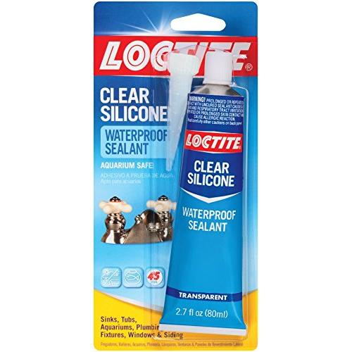 Loctite 908570-6 Clear Silicone Waterproof Sealant, 2.7 oz. Tubes (Case of 6)