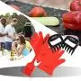 Superior Value Set: Silicone BBQ/Cooking Gloves Plus Grill Mat Plus Meat Claws Plus Silicone Baster Plus eBook w/ 300 Recipes. Impress Your Family and Friends with Your Professional BBQ Kit