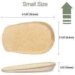 JKcare Gel Heel Lifts, 1/2 Inch Height Increase Insoles for Leg Length Discrepancy - Small Shoe Lifts for Women, Shoe Inserts Comfort Half Foot Pads for Heel Pain