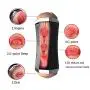 Voice Interactive 8 Vibration 100% Medical Grade Premium for Men Silicone Warm Mugs -Trainer Sleeves