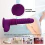 9&quot Thrusting Vibrant Toys for Women with 6 Speed Frequency Waterproof Rechargeable G-Spot Automatic Female Ladies Toy with Wireless Remote Control and Suction Cup