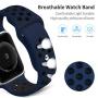 Bravely klimbing Compatible with Apple Watch Band 44mm 42mm 40mm 38mm, Soft Silicone iWatch Bands Replacement Sport Bands for iWatch Series 5 4 3 2 1 for Men and Women S/M M/L