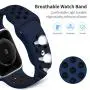 Bravely klimbing Compatible with Apple Watch Band 44mm 42mm 40mm 38mm, Soft Silicone iWatch Bands Replacement Sport Bands for iWatch Series 5 4 3 2 1 for Men and Women S/M M/L