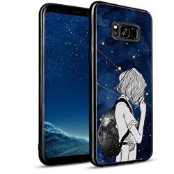 Girl Glossy Corner Cell Phone Case Compatible with Samsung Galaxy S8 Plus (6.2inch)