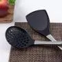 JunbosiKitchenware Silicone Kitchenware Set Stainless Steel Spatula Nonstick Soup Spoon Fishing Fence Cooking Spoon Shovel
