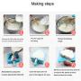 Kitchenware Two DIY Silicone Ice Cream Ice Rod Moulds, 20, Protective Cover, Random Style Kitchen supplies