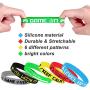 TUPARKA 18 Pcs Video Game Wristbands Rubber Bracelet Game Party Wristbands Supplies for Birthday Party Baby Shower Party Favors, 6 Styles