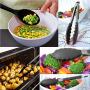 Silicone Cookware Set 10 Pieces, Kitchenware Cookware Set, Non-stick Heat-resistant Stainless Steel Handle Silicone Cookware - Black
