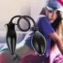 Yziss UnisexAnal Butt Plug Silicone Inflatable Air Bag Sex Toy Adult Backyard Massager Medical Silicone Ben Wa