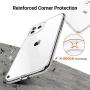 TORRAS Crystal Clear iPhone 11 Pro Case, Soft Silicone TPU Thin Cover Slim Gel Phone Cover Case for iPhone 11 Pro 5.8 inch (2019), Crystal Clear