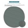 TecBillion Kitchen Decor Bath Round Mat,Kitchenware Utensils Vegetables Spices Cooking Creative Recipe Home and Cafe Design Print for Dining Room Bathroom Office,47.24" W x 47.24" H