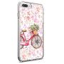 iPhone 7 8 Case,Flexible Soft TPU Cover Shell,Slim Silicone Black Rubber Non-Slip Durable Design Protective Phone Case for iPhone 7 8 -Bicycle
