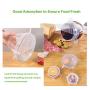 Silicone Stretch Lids, 12 Pack Double Color 6 Size Reusable Durable and Expandable Lids to Keep Food Fresh, Fit Various Sizes and Shapes of Containers Food Covers or Bowl Covers