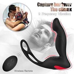 GDHGD Massager MenSex Electronic Therapeutic Massager for Men 9 Mode Muscle Relief Rechargeable for Relaxation Massaging with Vibrating Speed and Patterns