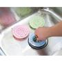 Qinlee Sink Strainer Plug 98mm Kitchen Sink Waste Strainer Plug Silicone Strainer Plug for Kitchen/Bathroom(Green)