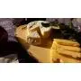 roro Hand-Crafted Long, Sustainable Wood Serving and Cutting Board with Bark, Large