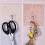 MOVEmen 24x Strong Transparent Suction Cup Sucker Wall Hooks Hanger for Bathroom Washing Rack Keychain Hook Scarf Tie Towel Hook Kitchen Drain Rack Kitchenware Storage Rack Scarf Tie Towel Hook