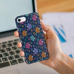 Cases Cover for iPhone 6, iPhone 6s, Slim Fit Hard Plastic Shell Full Protective Anti-Scratch Resistant Cover for iPhone 6 / iPhone 6s 4.7" Flower with Geometric Design