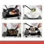 Blusea Kitchen Utensils Set 9Pcs, All Over Silicone Non-Stick Barreled Cooking Utensils Set Silica Gel Utensil Kitchenware Set