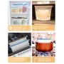 Reusable Silicone Food Storage Bag 9-pack, Airtight Food Preservation Bag Keep Food Fresher, Versatile Lunch Bag for Sandwich, Cooking, Sous Vide, Liquid, Snack, Freezer Safe, 3 Large+5 Medium+1 Small