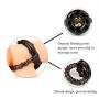Dual Cock Ring Soft Silicone Time Delay Erection Cock Rings for Men Adult Penis Rings Thread Sex Toy Ring Penis Cockring (3PCS)