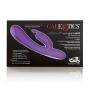 CalExotics Embrace Massaging G-Rabbit - Waterproof Vibrator Toys for Couples - Adult Sex Clitoral G Spot Massager - Purple