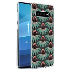 Flower Transparent Corner Case Compatible Samsung Galaxy S10e (2019) (5.8-Inch) Sturdy