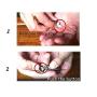 (Purple) Vibration Delay Ring Silicone Massage Ring Sleeve Lock Ring Mens Funny Toys - C01