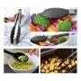 Cooking Utensils Set - 10 Piece Silicone Kitchen Spatula Set - Black Professional Cooking Utensils - Nonstick Silicone and Heat Resistant Kitchenware