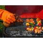 Oven Mitts/BBQ Gloves 10.6 inch Best Indoor & Outdoor Cooking Heat Resistant Silicone Gloves