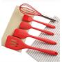 Cooking Spoon Shovel Whisker Brush Kitchen Tool Silicone Kitchenware Set of 5 pcs