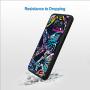 Samsung Galaxy S6 Case,Flexible Soft TPU Cover Shell,Slim Silicone Black Rubber Non-Slip Durable Design Protective Phone Case for Samsung Galaxy S6 -Butterfly