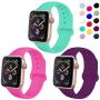 TIMTU Sport Band Compatible with Apple Watch Band 40mm 38mm 42mm 44mm, Soft Silicone Strap Replacement for Apple Watch Series 5 4 3 2 1 for Women/Men