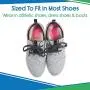 ViveSole Silicone Gel Heel Cups (3 Pairs) - Shoe Pads for Pain Relief, Plantar Fasciitis, Achilles and Bone Spurs - Insert Support Cushion - US Womens (4.5-8.5)
