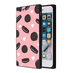 iPhone 6s 6 Case,Flexible Soft TPU Cover Shell,Slim Silicone Black Rubber Non-Slip Durable Design Protective Phone Case for iPhone 6s 6 -Biscuits