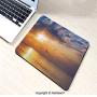 Mouse Pads Early Morning Sunrise Over The Ocean and a Bird Horizon Nature Panoramic View for Home(W7.8xL9.45)