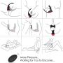 yibaixoo Vibranting Massager Stimulor Multiple Speed Patterns Pro-State Stimulor Toys for Men Relaxation Remote Massaging Toy Men Full Silicone Adullt Six Toy for Men Tshirt