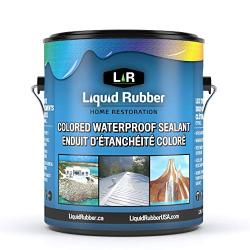 Liquid Rubber Color Waterproof Sealant White 1 Gal