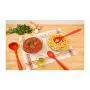 ZEERKEER Mokpi 10 Piece Silicone Cooking Utensils Kitchen Utensil set Heat Resistant Non-Stick Cooking Tools Professional Kitchenware Made of Food Grade Silicone Material (Red)
