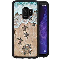 Samsung Galaxy S9 Case, Baby Turtle Shock-Absorption TPU Rubber Bumper Samsung Galaxy S9 Case, Ultra Thin Slim Protective Cover for Samsung Galaxy S9-Black