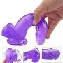 7 inch Crystal Pen?s Adult Flexible Silicone Hands-Free Massage Toys